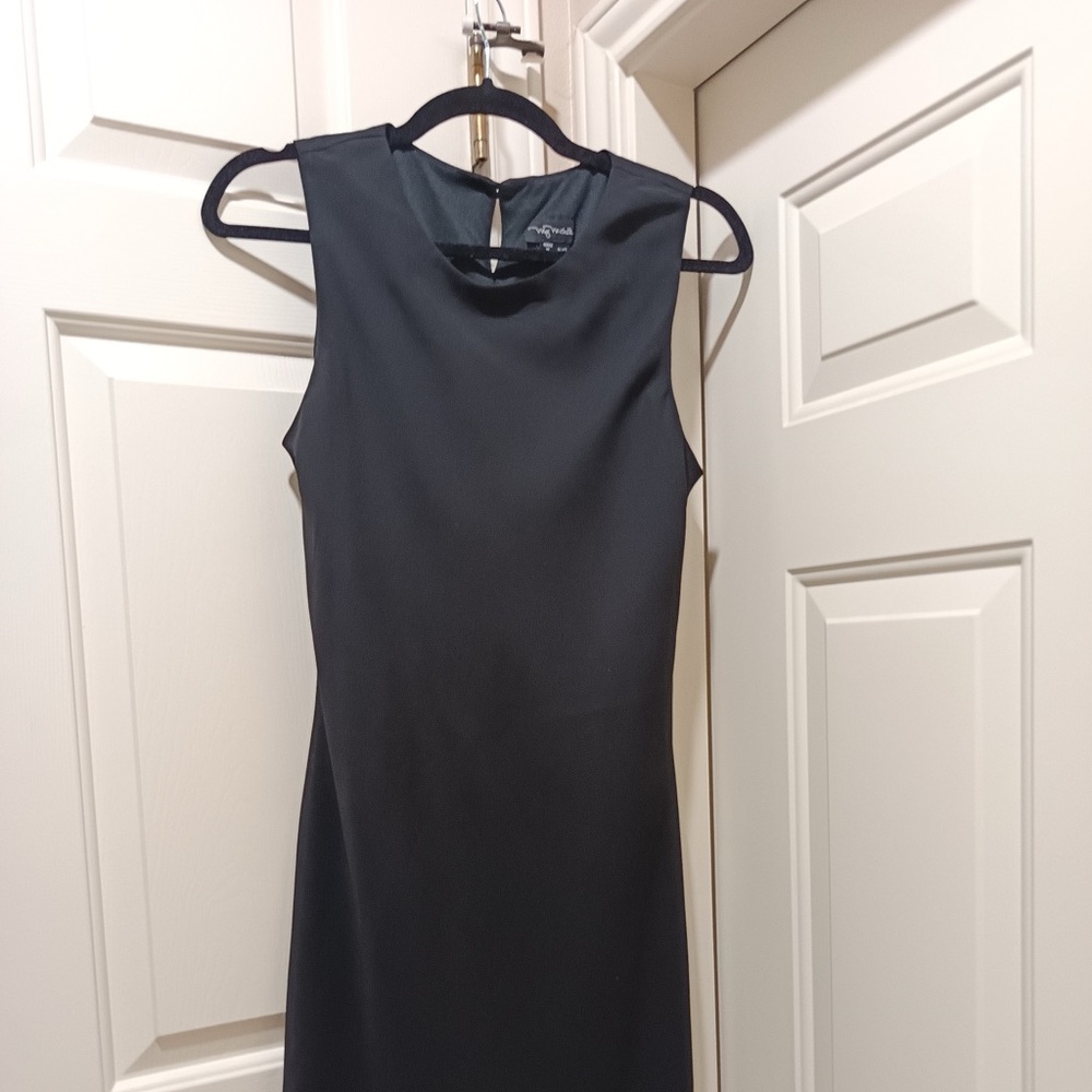 My Michelle Classic Black Midi Dress